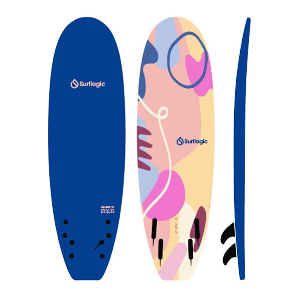Surflogic Surfbräda Smooth Operator 6´6 Quad  198.12 cm