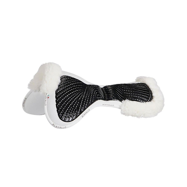 Acavallo Mf-s Jccs-s Cw-cs Gel Grip Mokkanahkainen Leikattu Lampaannahkainen Satulapehmuste