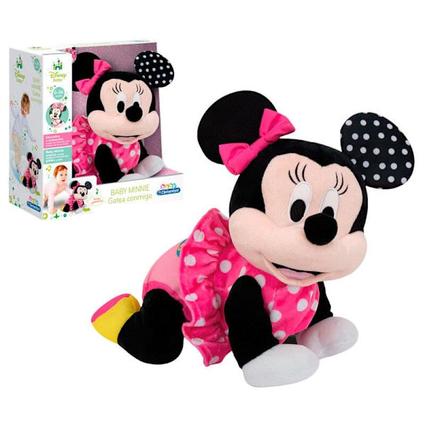 Clementoni Crawls With Me Teddy Baby Minnie Monivärinen
