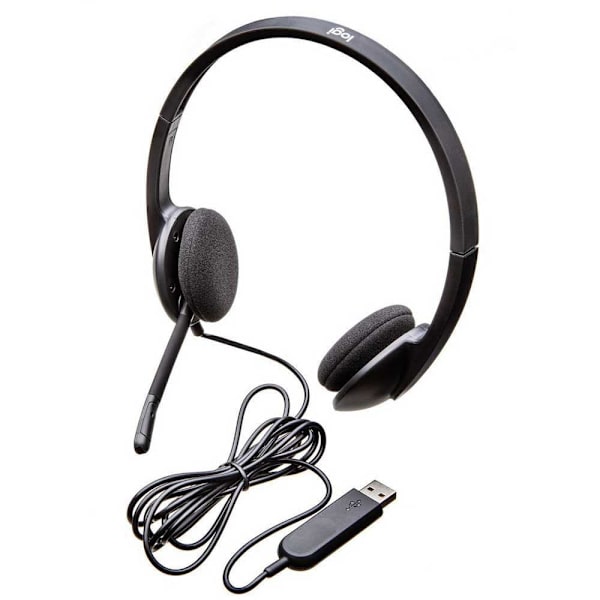 Logitech Hovedtelefoner H340 Sort