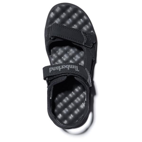 Timberland Perkins Row 2 Strap Ungdomssandaler Sort EU 34