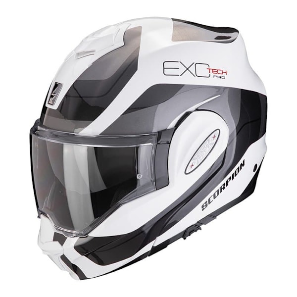 Scorpion Exo-tech Evo Pro Commuta Modulær Hjelm Hvid XS
