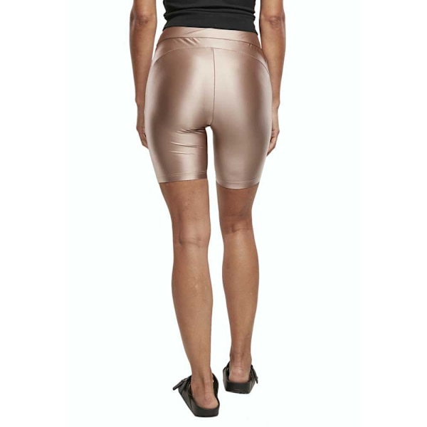 Urban Classics Metallic Cycle Korte Leggings 2 Enheder Sort 5XL Kvinde