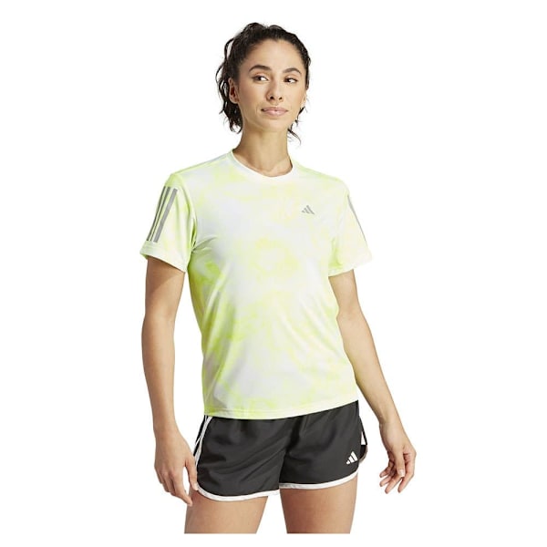 Adidas Kortærmet T-shirt Otr Aop Gul S Kvinde