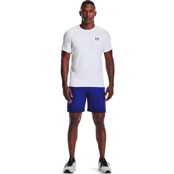 Under Armour Ches Courtes Jersey Ajusté À Hvid XL / Regular Mand