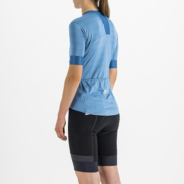 Sportful Kortærmet Jersey Kelly Blå L Kvinde