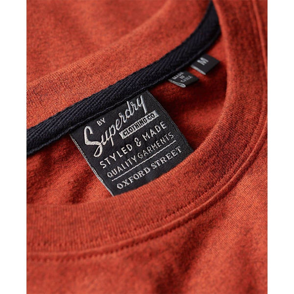 Superdry Core Logo Classic Washed T-shirt Med Korta ärmar Orange L Man