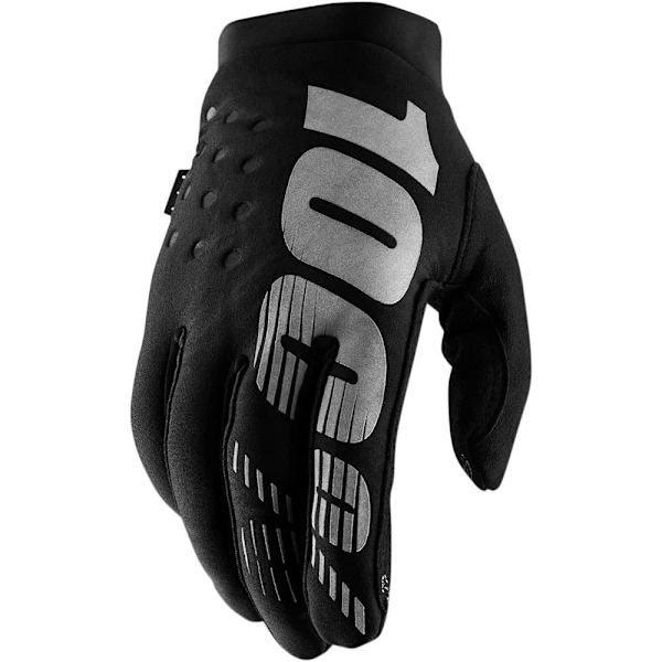 100percent Handsker Brisker Sort XL