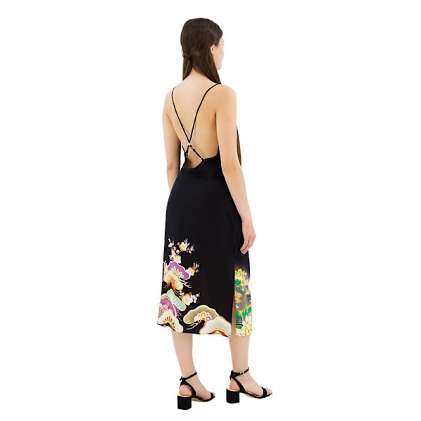 Superdry Printed Slip ärmlös Lång Klänning Flerfärgad L Kvinna