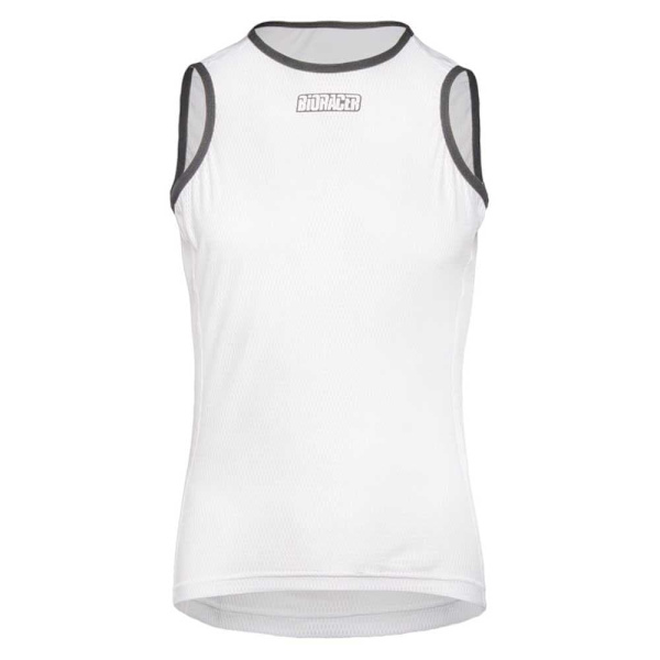 Bioracer Ns Ærmeløs Baselayer Hvid XL Mand