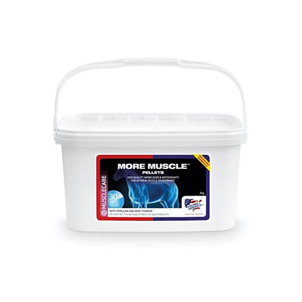Equine America More Muscle Pellets 3kg Täydentävä Ruoka