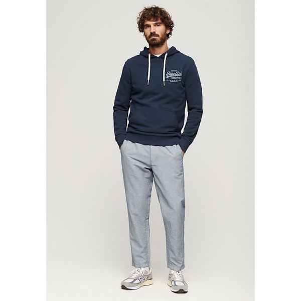 Superdry Luvtröja Classic Vl Heritage Chest Blå XL Man