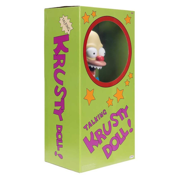 Jakks Pacific Krusty Med Endast Engelska Funktioner The Simpsons Nallebjörn