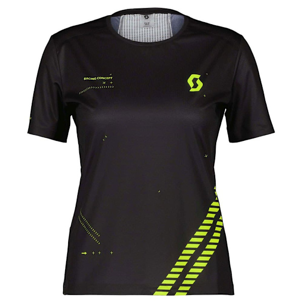 Scott Kortærmet T-shirt Rc Run Sort M Kvinde