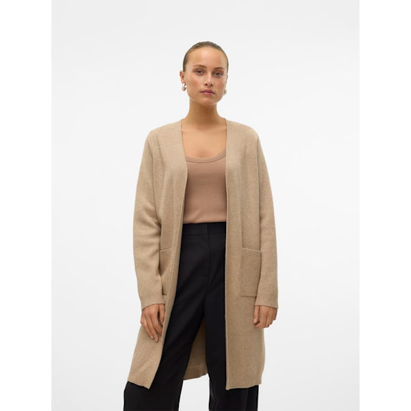 Vero Moda Saba Neuletakki Beige M Nainen
