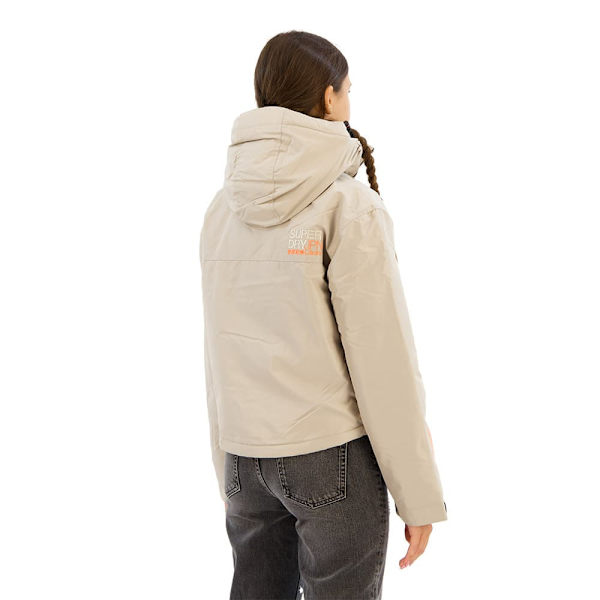 Superdry Embroidered Windbreaker Jakke Grå S Kvinde