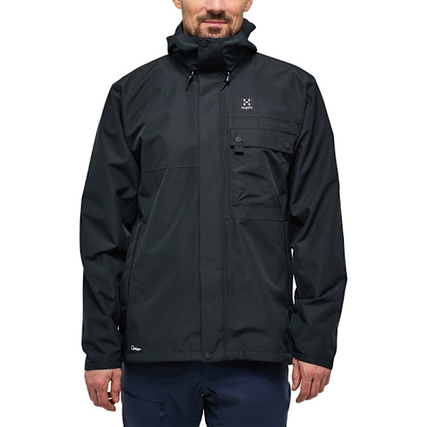 Haglofs Jakke Porfyr Proof Sort XL Mand
