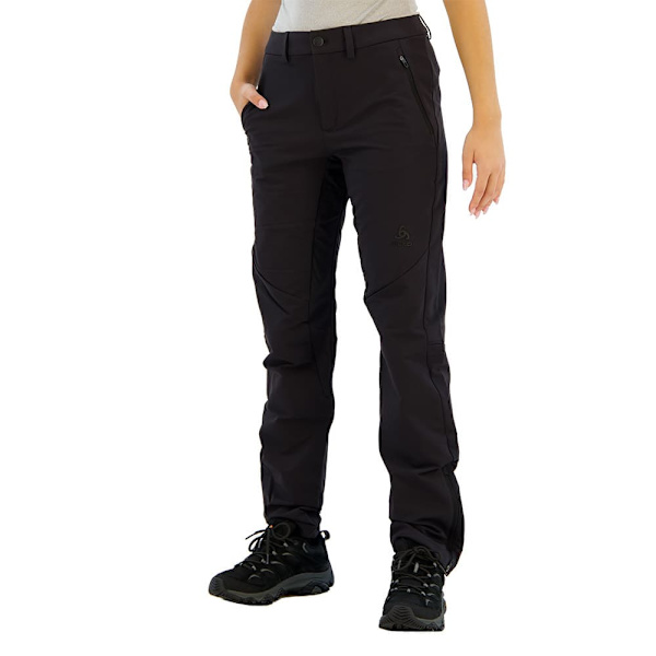 Odlo Ascent Warm Bukser Sort 38 Kvinde