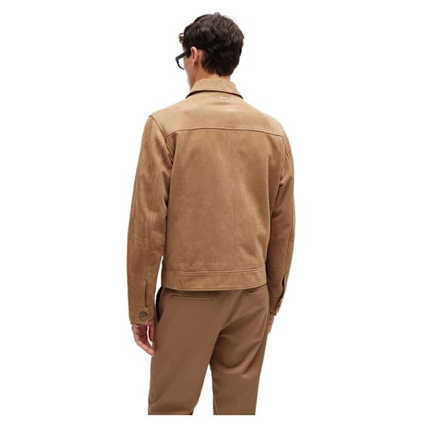 Boss Malbano4 10235018 Læderjakke Brun 46 Mand