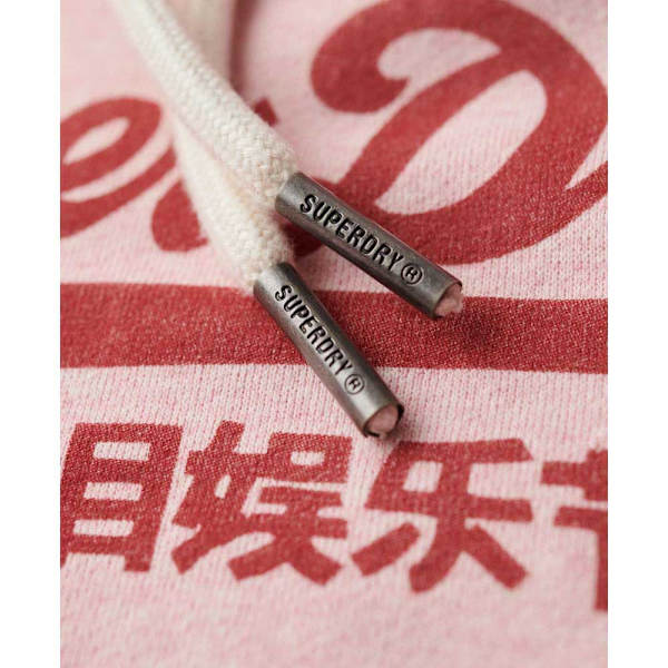 Superdry Classic Vl Heritage Hættetrøje Rosa XS Kvinde
