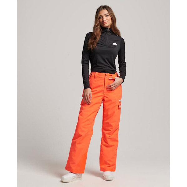 Superdry Byxor Ski Ultimate Rescue Orange XS Kvinna