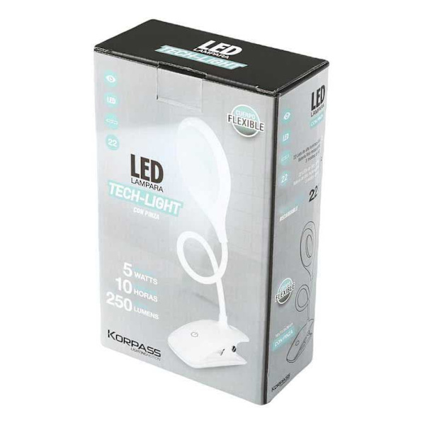 Korpass Genopladelig Led-lampe 3w