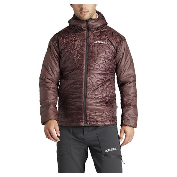 Adidas Jacka Organiser Xperior Varilite Primaloft Brun S Man