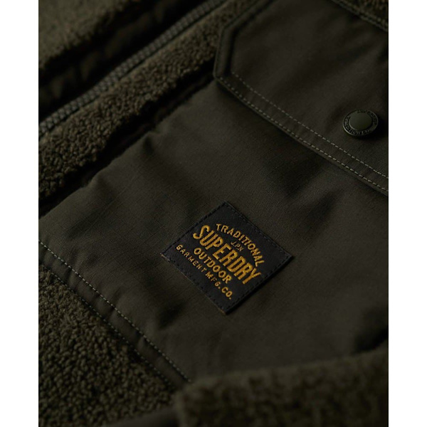 Superdry Expedition Borg Hybrid Jacka Grönt 2XL Man