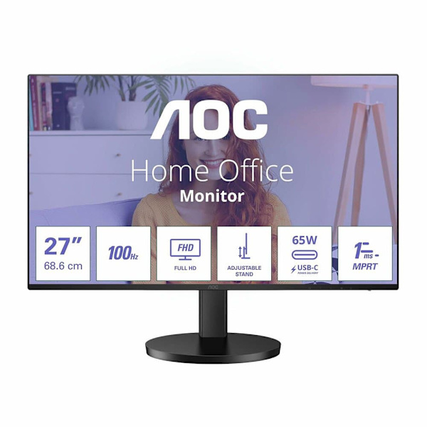 Aoc Övervaka 27b3cf2 27 Ips 1920x1080 16:9 100hz 27b3cf2 Svart