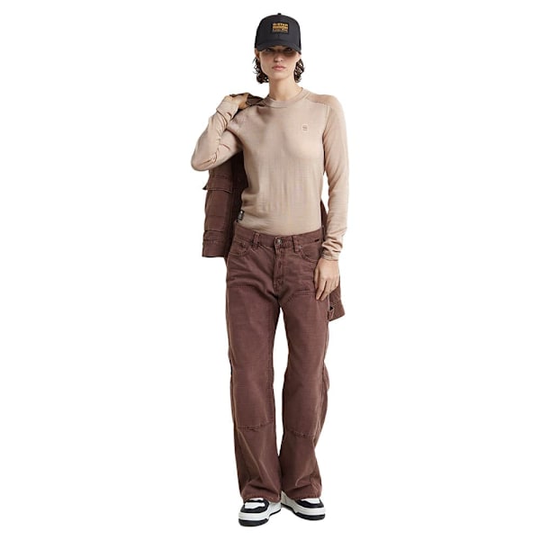 G-star Bowey 3d Carpenter Loose Jeans Brun 28 / 30 Kvinna