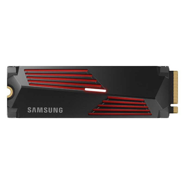 Samsung Ssd Harddisk 990 Pro Series Heatsink 4tb Rød
