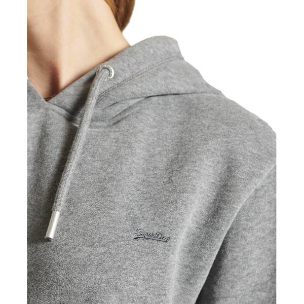 Superdry Kjole Vintage Logo Embroidered Grå XS Kvinde