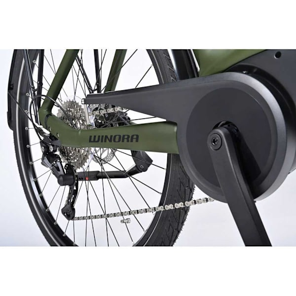Winora Tria 10 Wave Elcykel Grönt L / 500Wh