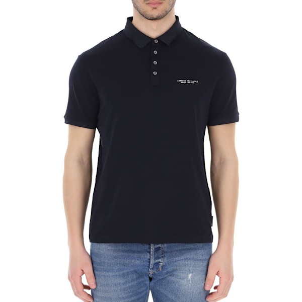 Armani Exchange 8nzf80-z8h4z Kortärmad Polotröja Blå S Man