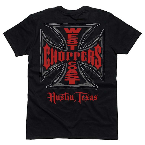 West Coast Choppers Kortærmet T-shirt Og Classic Sort XL Mand