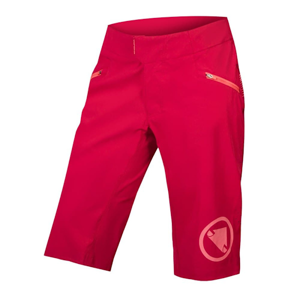 Endura Shorts Singletrack Lite Röd M Kvinna