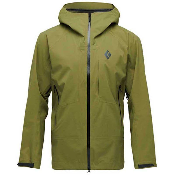 Black Diamond Highline Stretch Shell Jakke Grøn L Mand