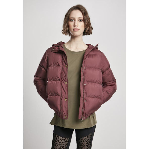Urban Classics Hættejakke Puffer Rød M Kvinde
