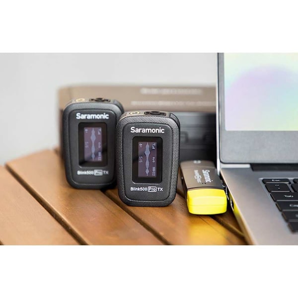 Saramonic Trådløst Videokamera Mikrofonsystem Blink 500 Pro B6 Sort
