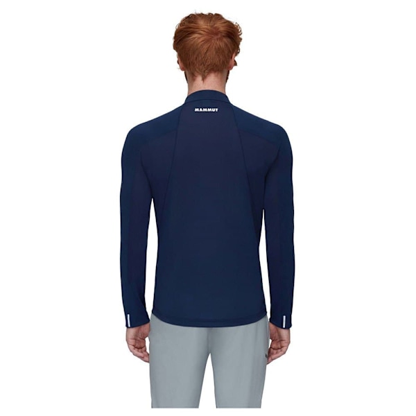 Mammut Aenergy Fl Zip T-shirt Med Lång ärm Blå S Man