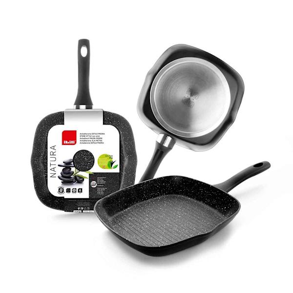 Ibili Natura 28x28 Cm Riflet Grill