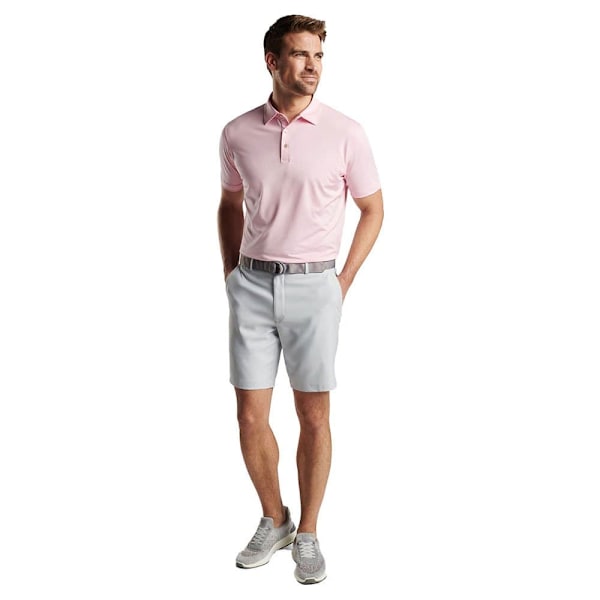 Peter Millar Kortärmad Piké Solid Stretch Rosa M