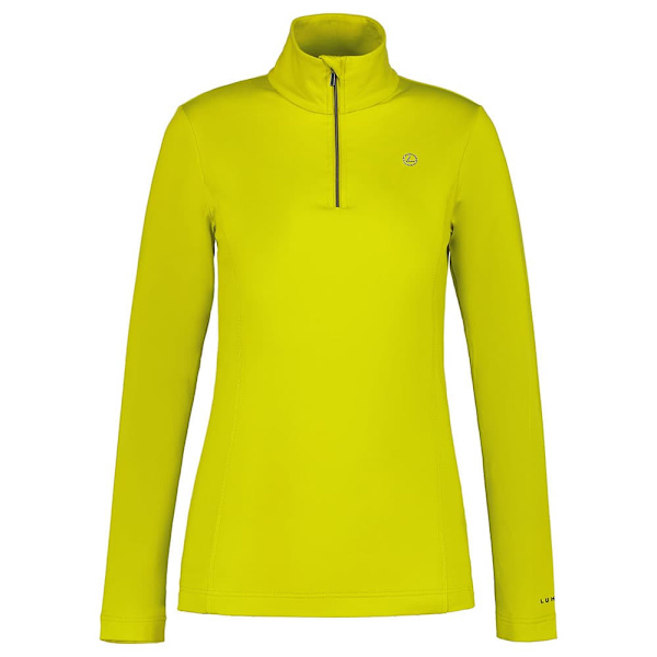 Luhta Hailuoto Fleece Med Halv Dragkedja Gul S Kvinna
