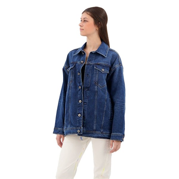 G-star Jeansjacka Oversized Blå XS Kvinna