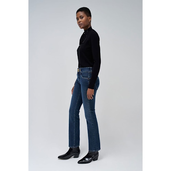 Salsa Jeans Secret Straight Fit Jeans Blå 30 / 32 Kvinna