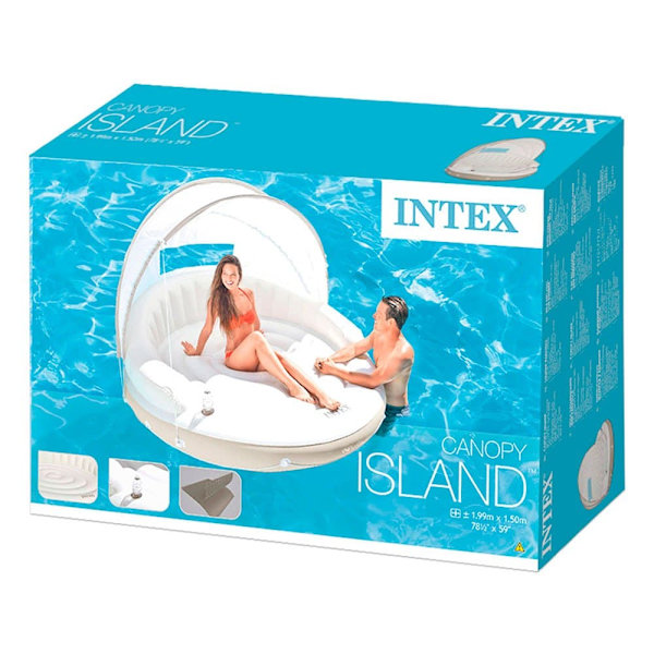Intex Canopy Island Hvid