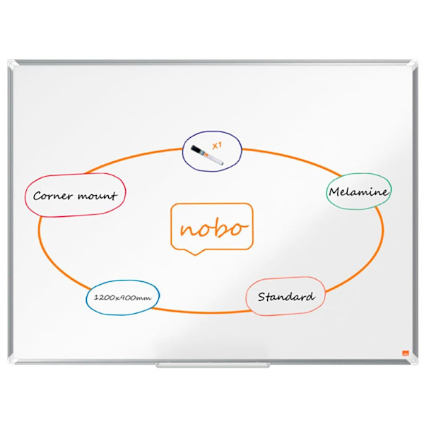 Nobo Melamiini Premium Plus 1200x900 Mm Lauta