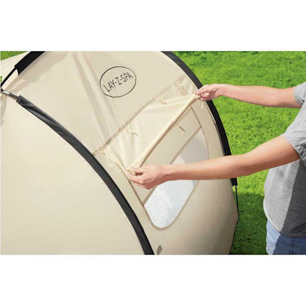 Lay-z Spa Aftagelig Baldakin Grå 183x94x109 cm