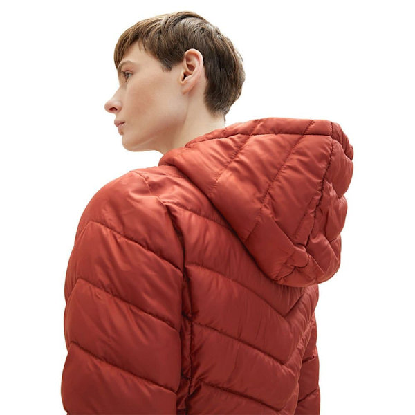 Tom Tailor Jacka Light Weight Puffer 1035807 Brun L Kvinna