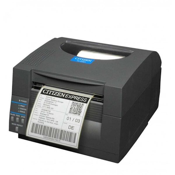 Citizen Systems Etiketprinter Cl-s521ii Søvfarvet One Size / EU Plug Sort
